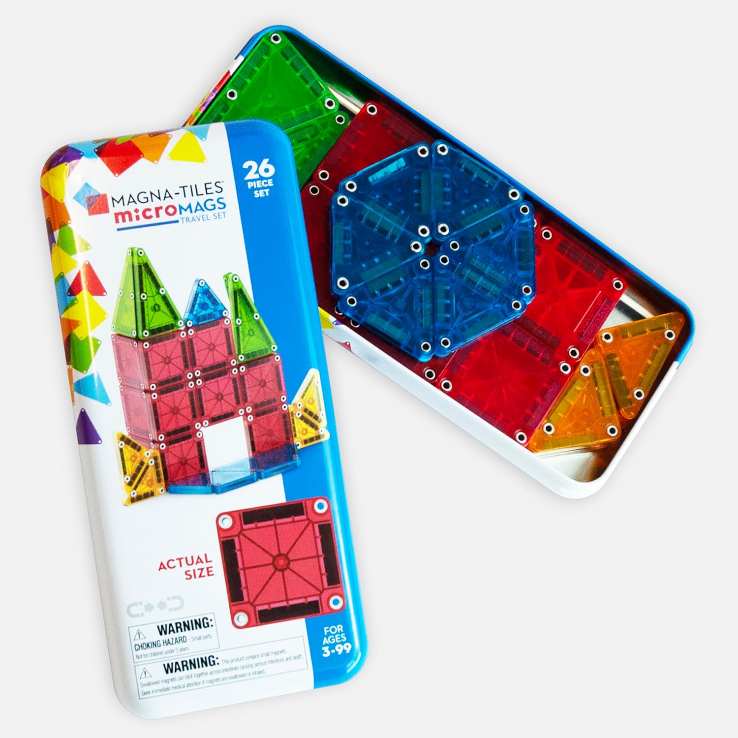 Mini Magna Tiles: Travel Set 26 pieces