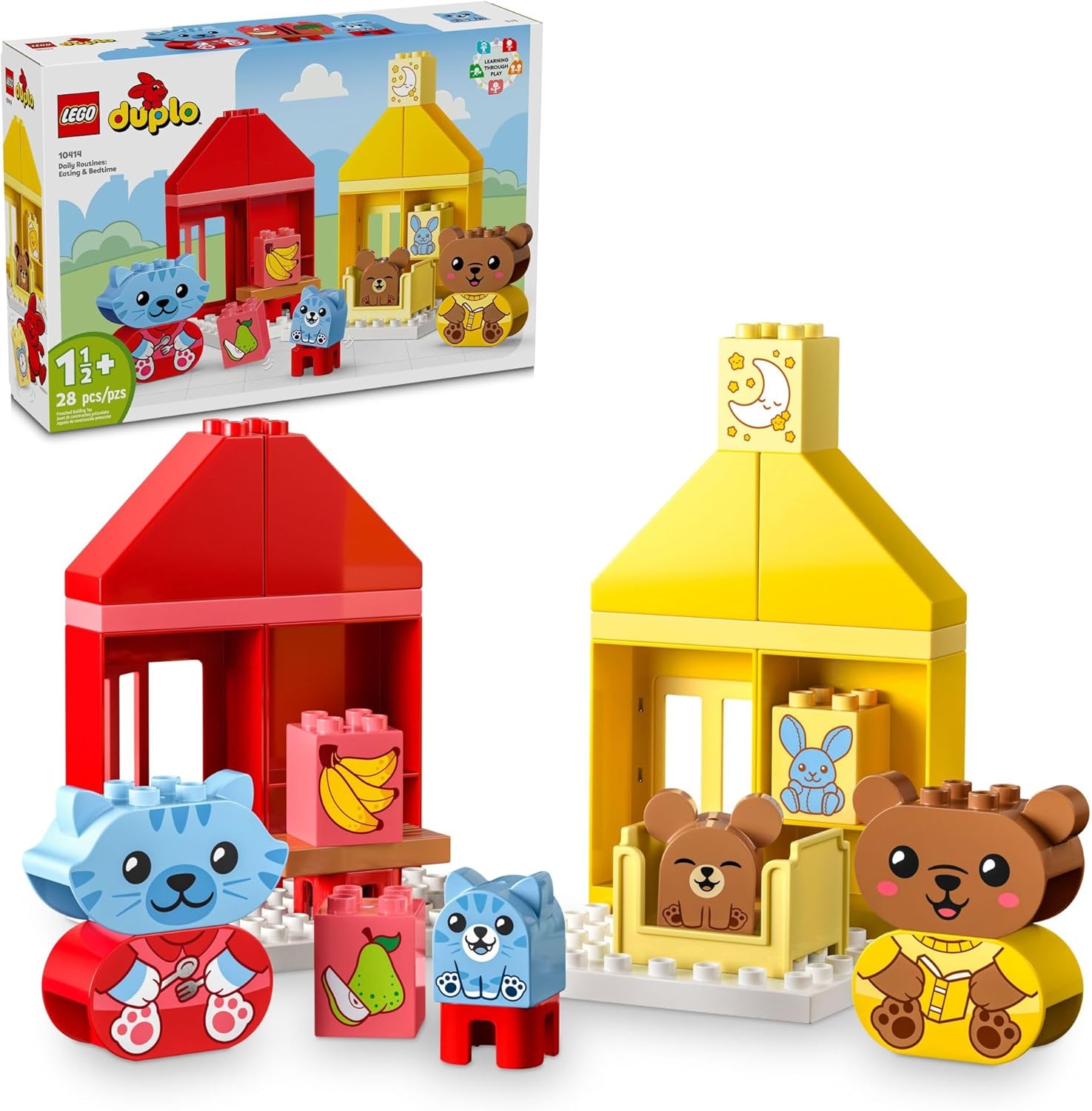 LEGO DUPLO My First Daily Routines: Eating & Bedtime Toy for Social and Emotional Roleplay