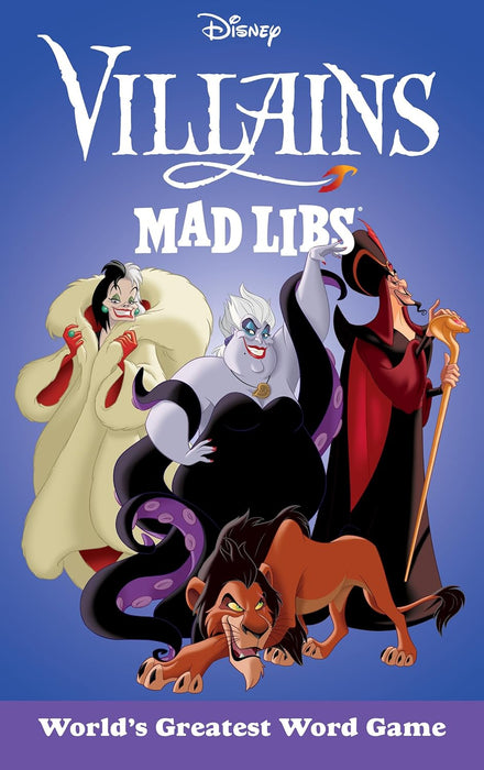Disney Villains Mad Libs Word Game: Hilarious Fill-in-the-Blank Stories for Kids