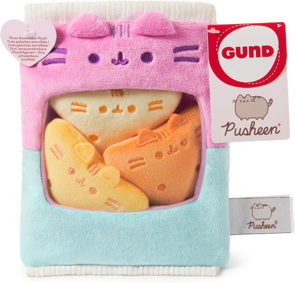 GUND Pusheen Gamer Chips with Removable Mini Plushies
