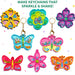 Skillmatics Shake-its Glitter Craft Kit for Kids Flowers & Butterflies