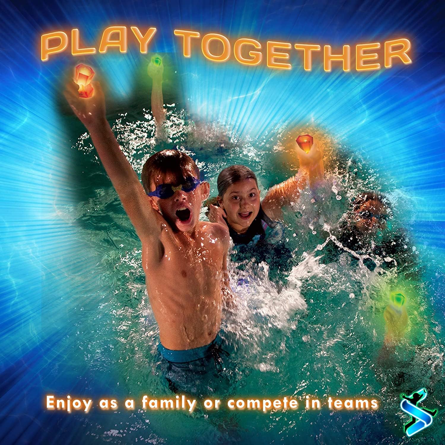 Glow in The Dark Pool Toys: Starlux Pool Party Set – Up Pool Games for Kids