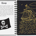 Peter Pauper Press Scratch & Sketch Pirates Trace-Along Activity Book