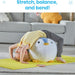 hand2mind Penguin BubblePlush 15in Yoga Ball Toy