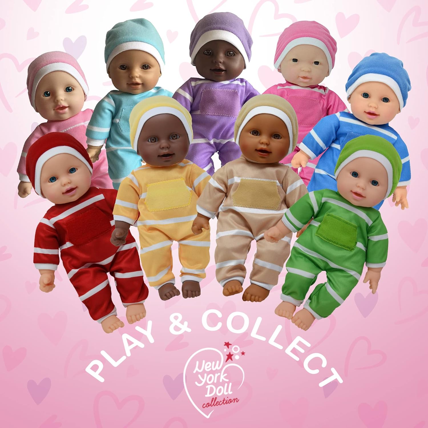 The New York Doll Collection 11 inch Soft Body Baby Doll in Gift Box