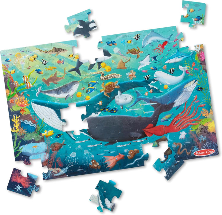 Melissa & Doug Underwater 48-Piece Jumbo Floor Puzzle 3x2ft