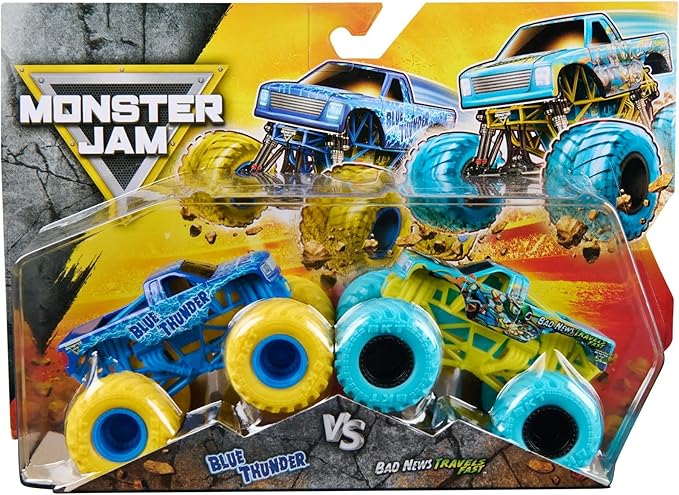 Monster Jam Official 1:64 Scale Die-Cast Monster Trucks 2-Pack