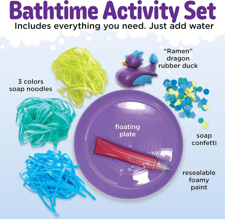Creativity for Kids Soap Noodles Dragon's Dinner Bath Toy Set