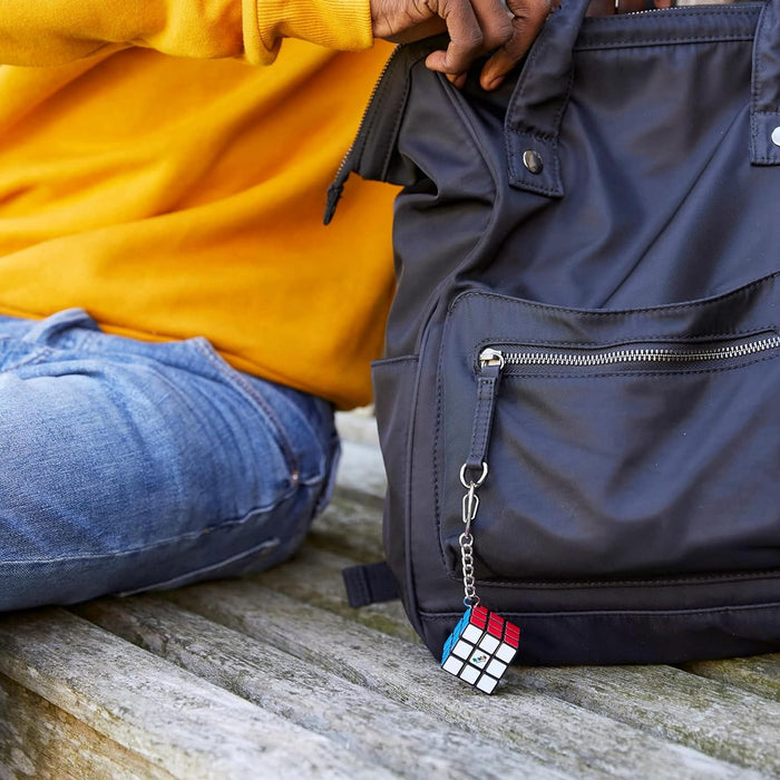 Rubiks Cube Puzzle Keychain