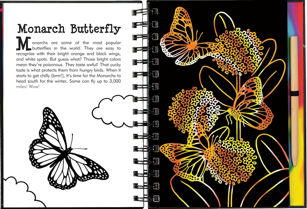 Scratch and Sketch Butterflies and Friends