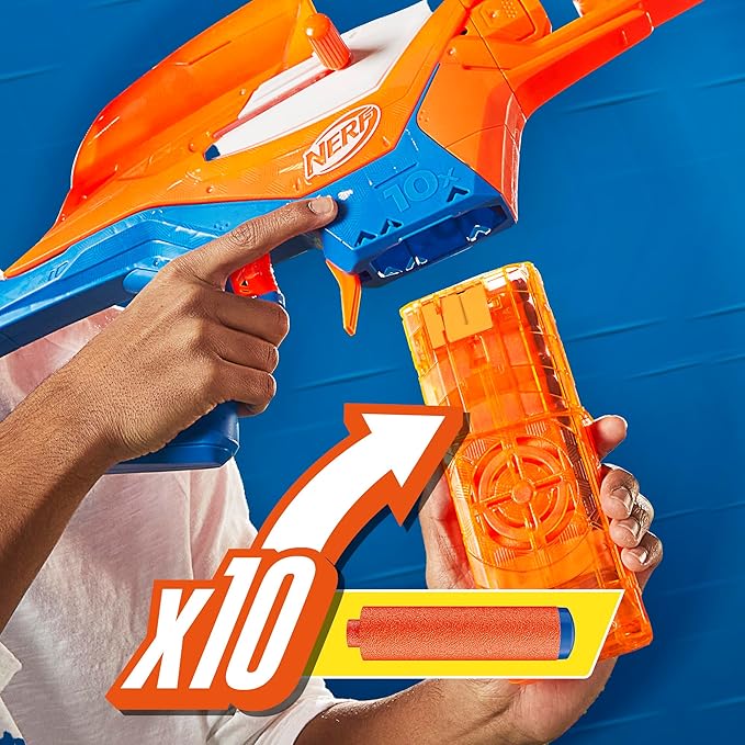 NERF N Series Pinpoint Bolt Action Blaster with 18 Darts