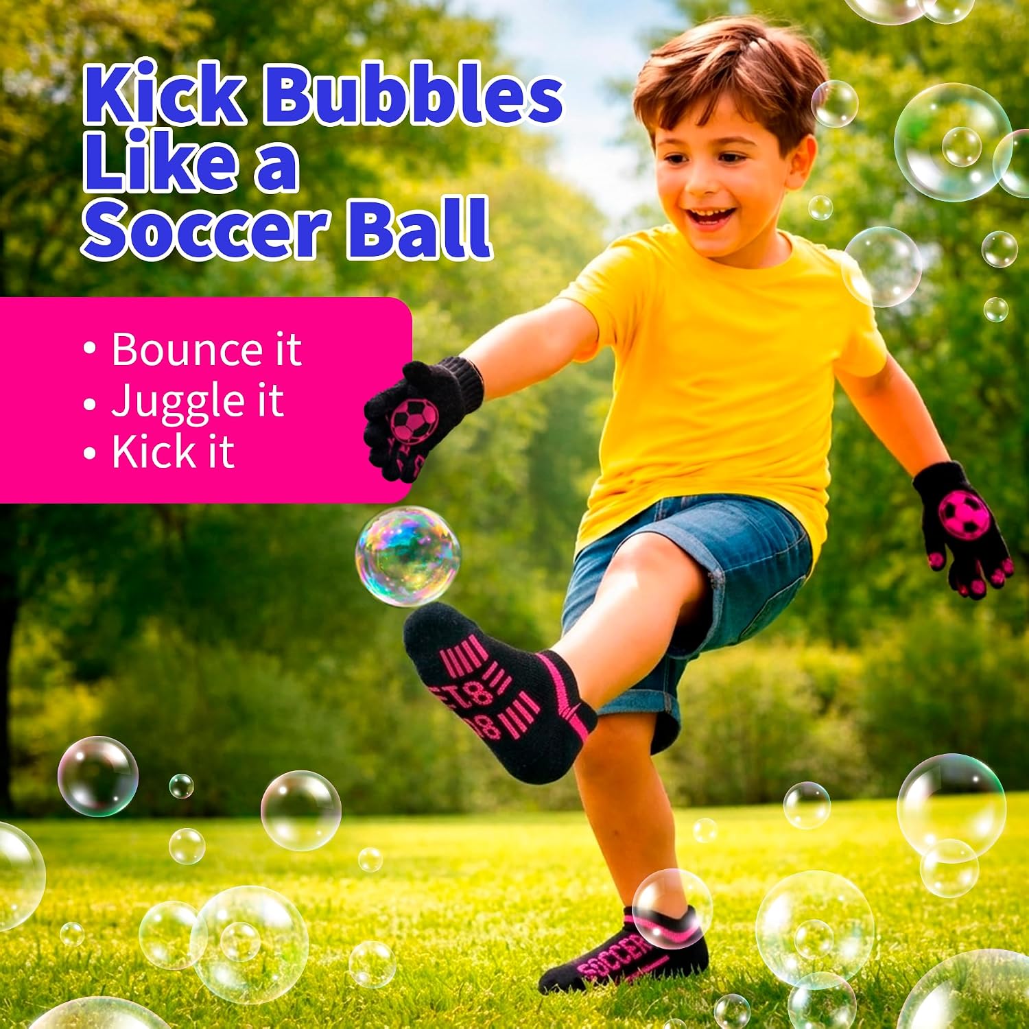 Bubble Goalz Bubbles You Can  Kick & Catch!