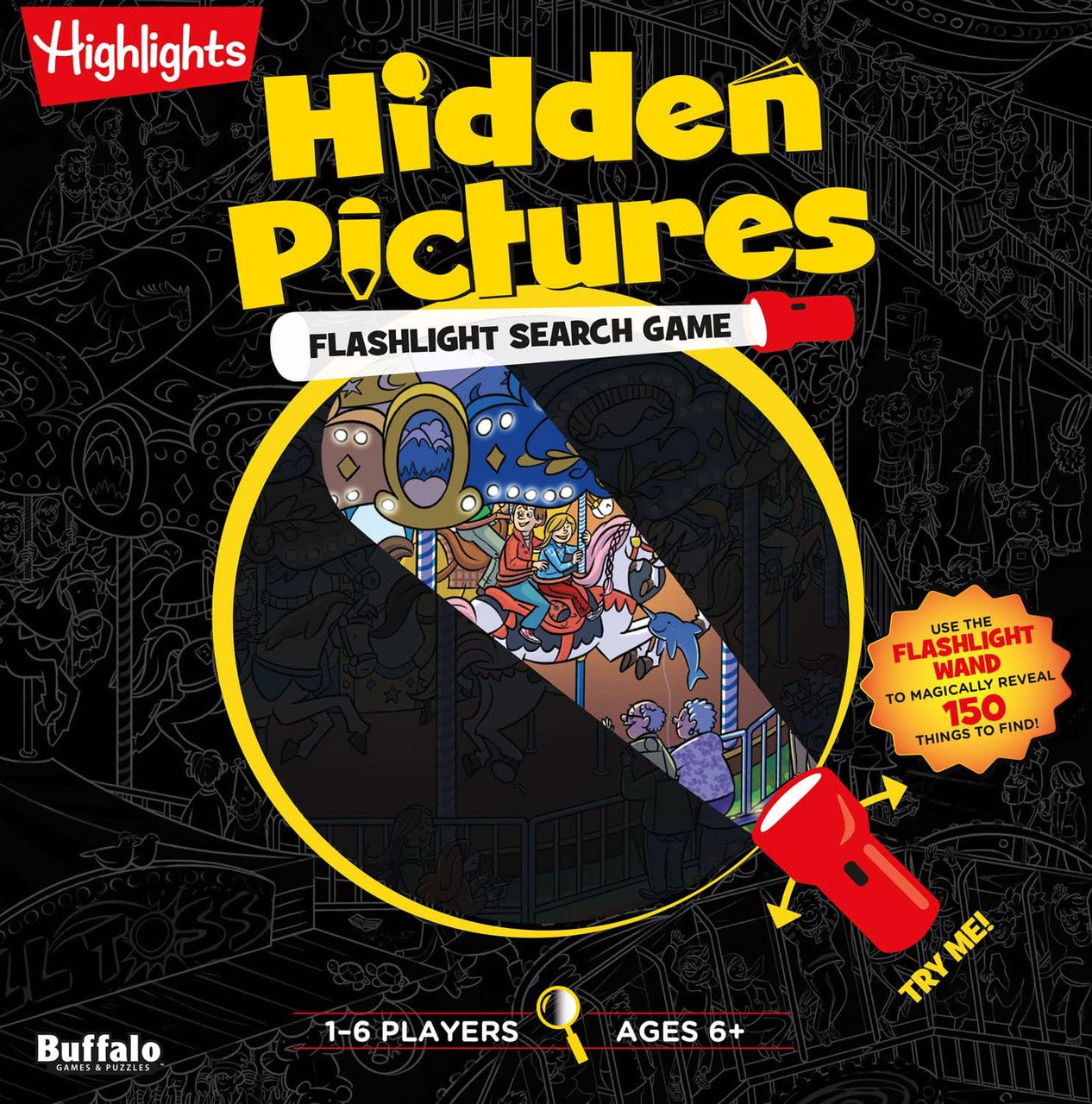 Buffalo Games Highlights Hidden Pictures Flashlight Search Game