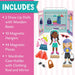 Peaceable Kingdom Fashion Friends Magnetic Dress Up Playset 50+ Pieces