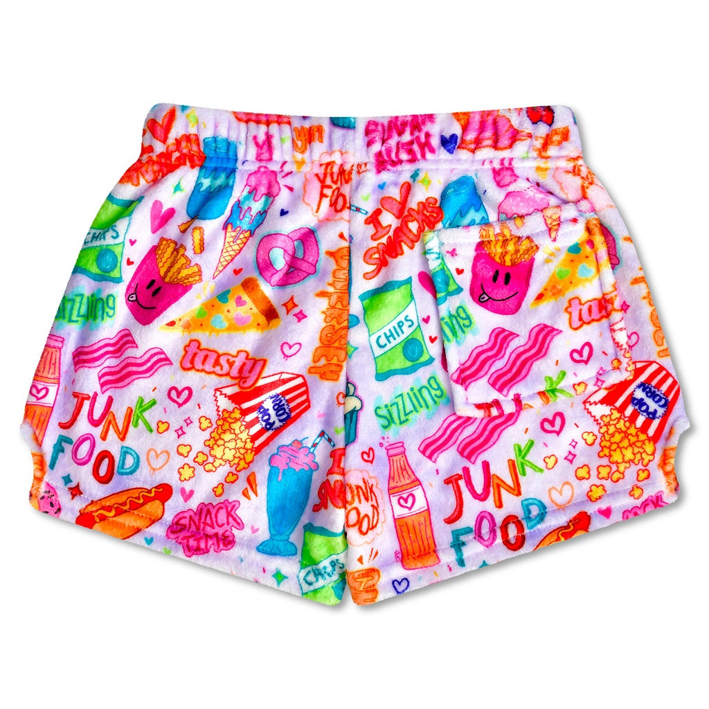 Corey Paige Junk Food Plush Shorts for Youth Sizes