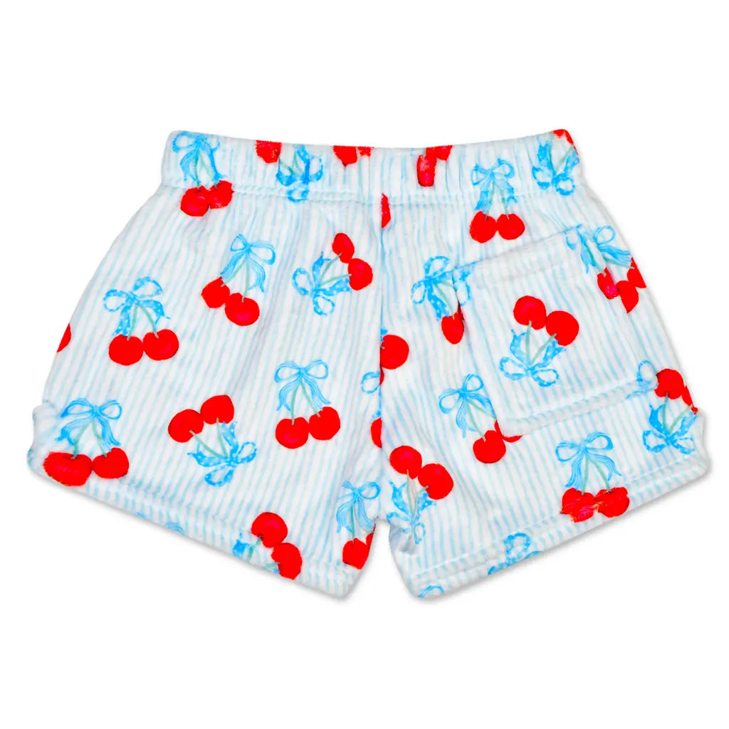 Iscream Cherry on Top Plush Shorts for Youth