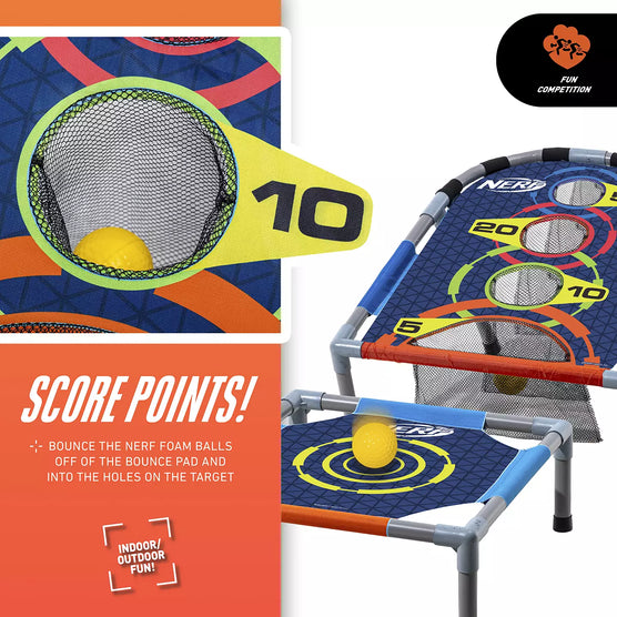NERF Bounce N Score Target Toss Game Set
