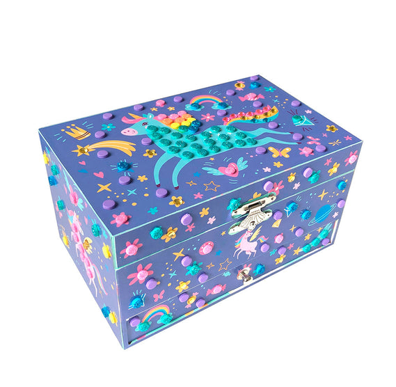 3D Mosaic Music Box Unicorn