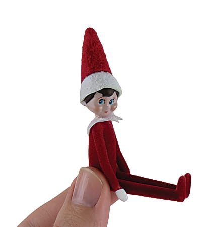 World's Smallest Elf on the Shelf Red