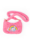 Rainbow Cuddle Crossbody Purse - Pink