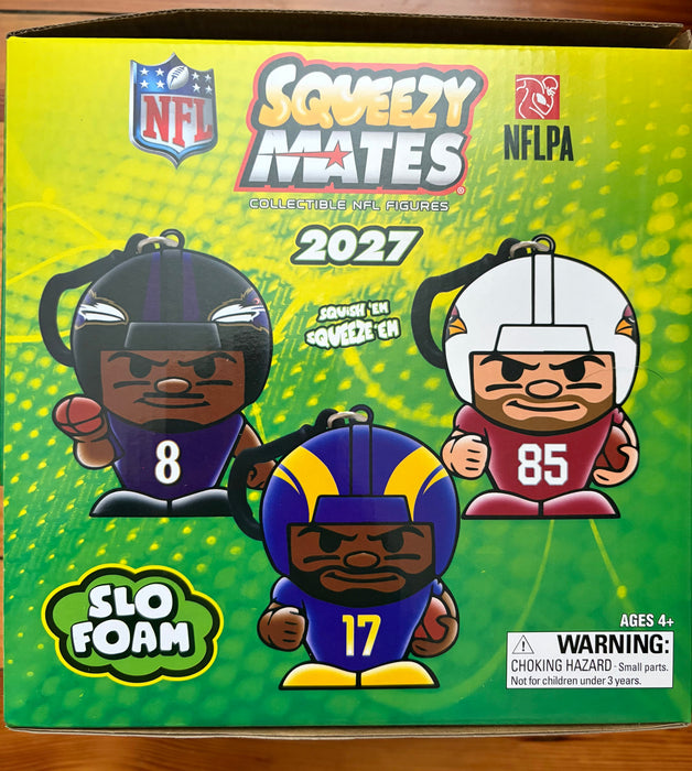 Party Animal SqueezyMates NFL Gravity Feed Box 24 Packs