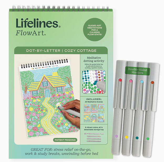 FlowArt  Dot-By-Letter Cozy Cottage