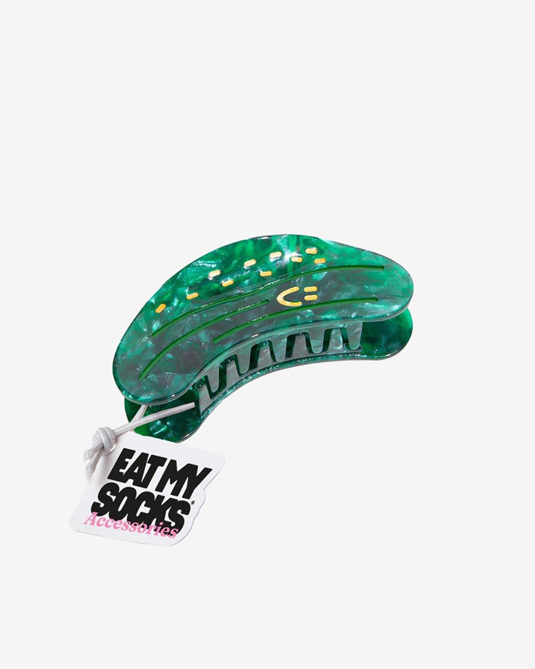 Eat My Socks Pickle Hair Clip