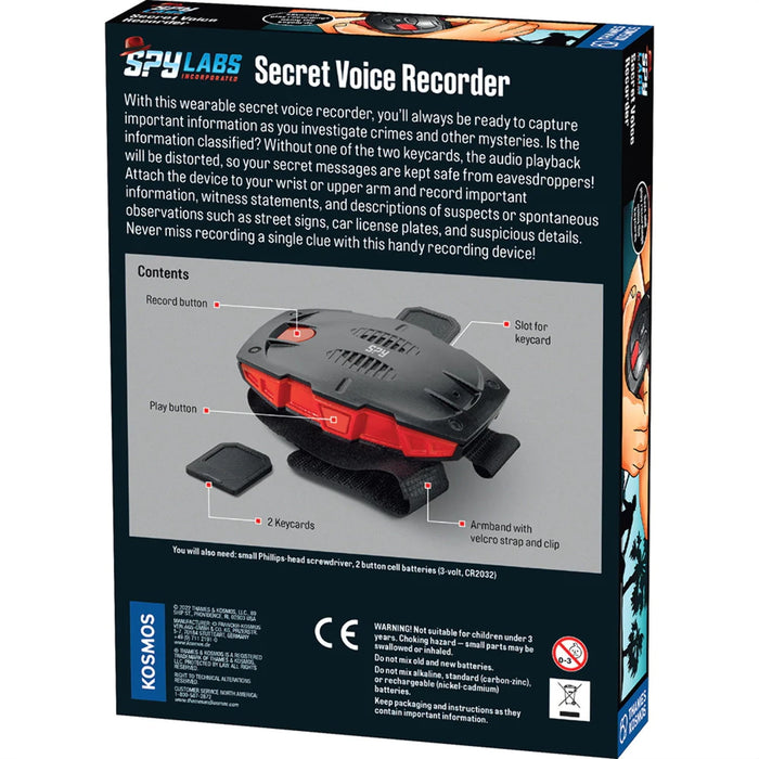 Spy Labs Secret Voice Recorder