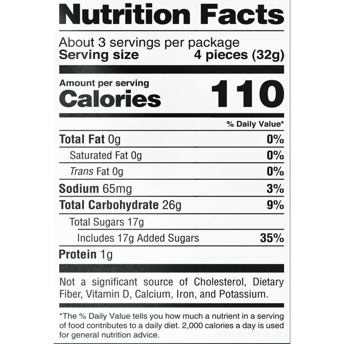 Sour Strips Appleberry Chewy Candy Peg Bag 3.4oz