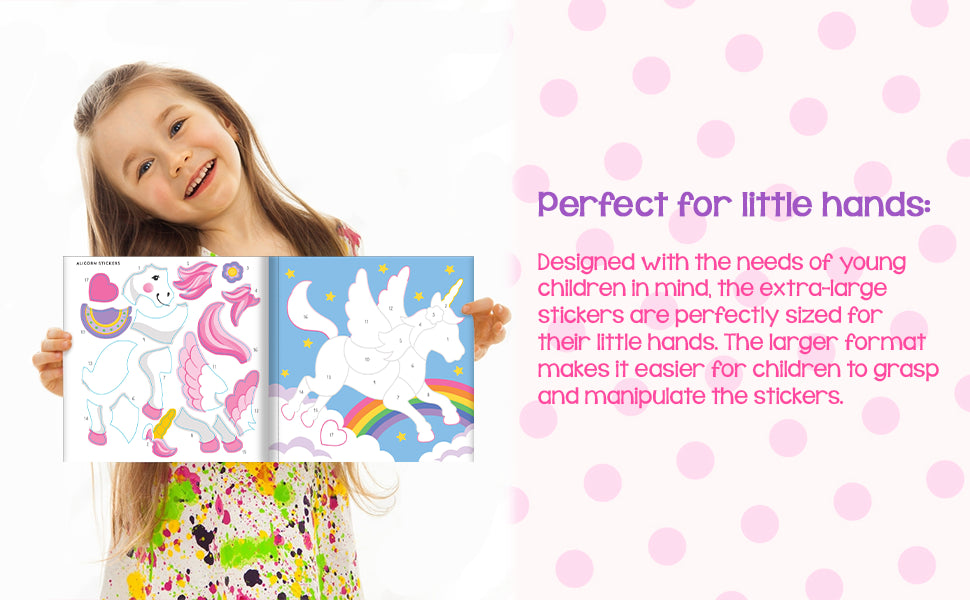My First Color By Sticker Book Unicorns and More