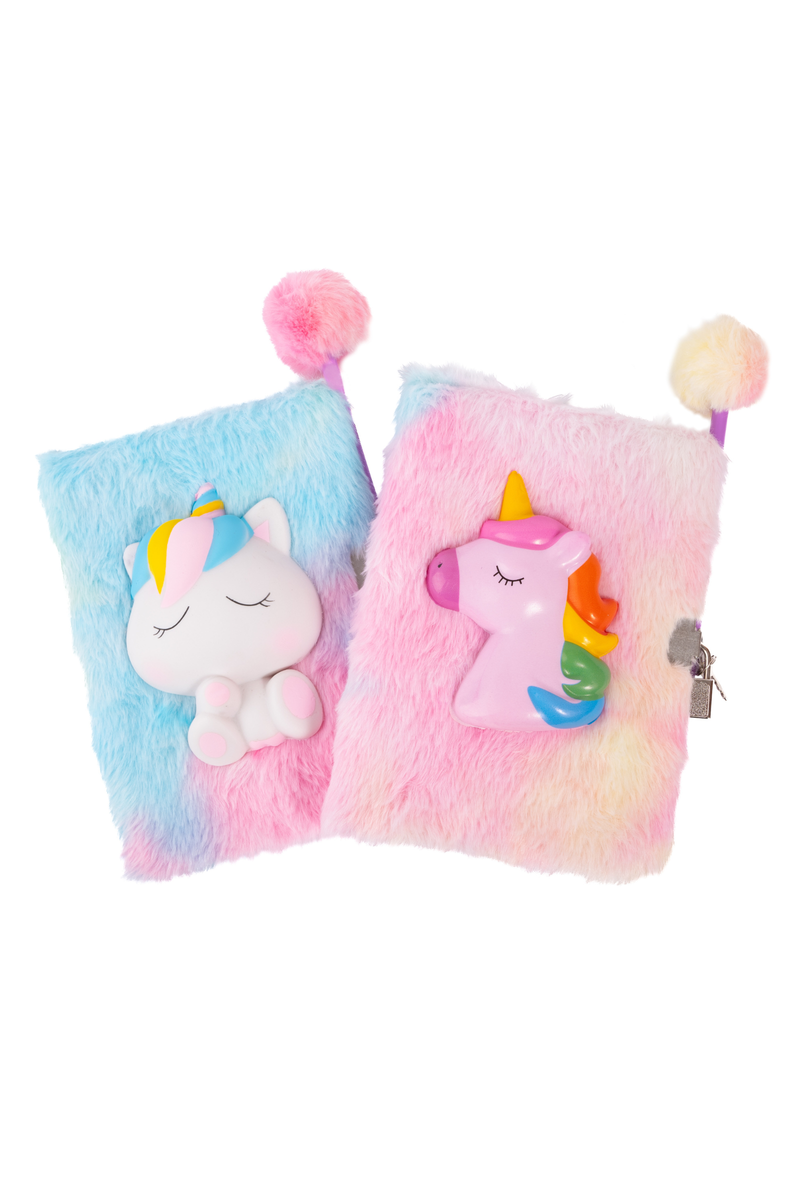 Furry Friends Squishy Journal, Unicorn 1 Piece
