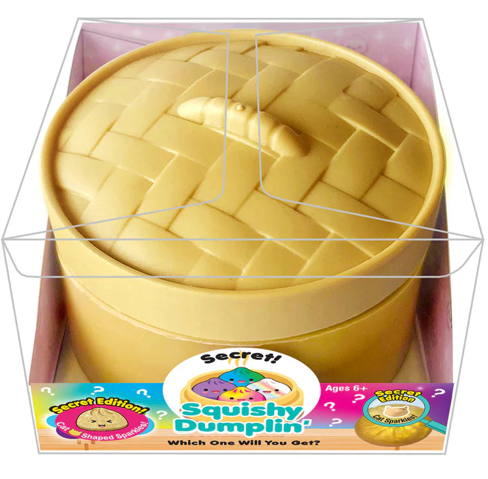 Secret Mystery Squishy Shaped GLITTER Dumplin Fidget Toy