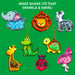 Skillmatics Kids Shake-its Amazing Animals Craft Kit