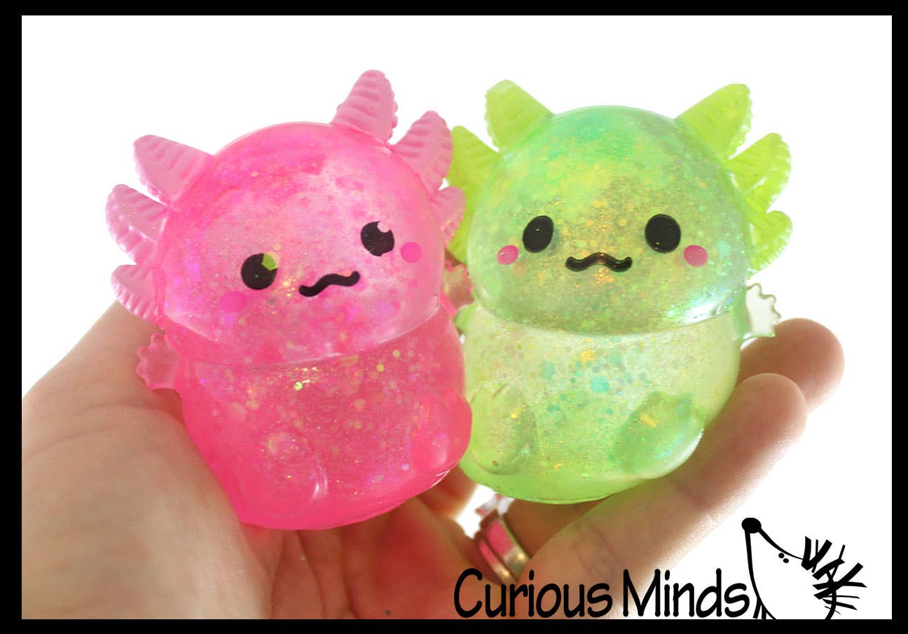 Single Axolotl Sugar Ball - Syrup Molasses Thick Glue/Gel Stress