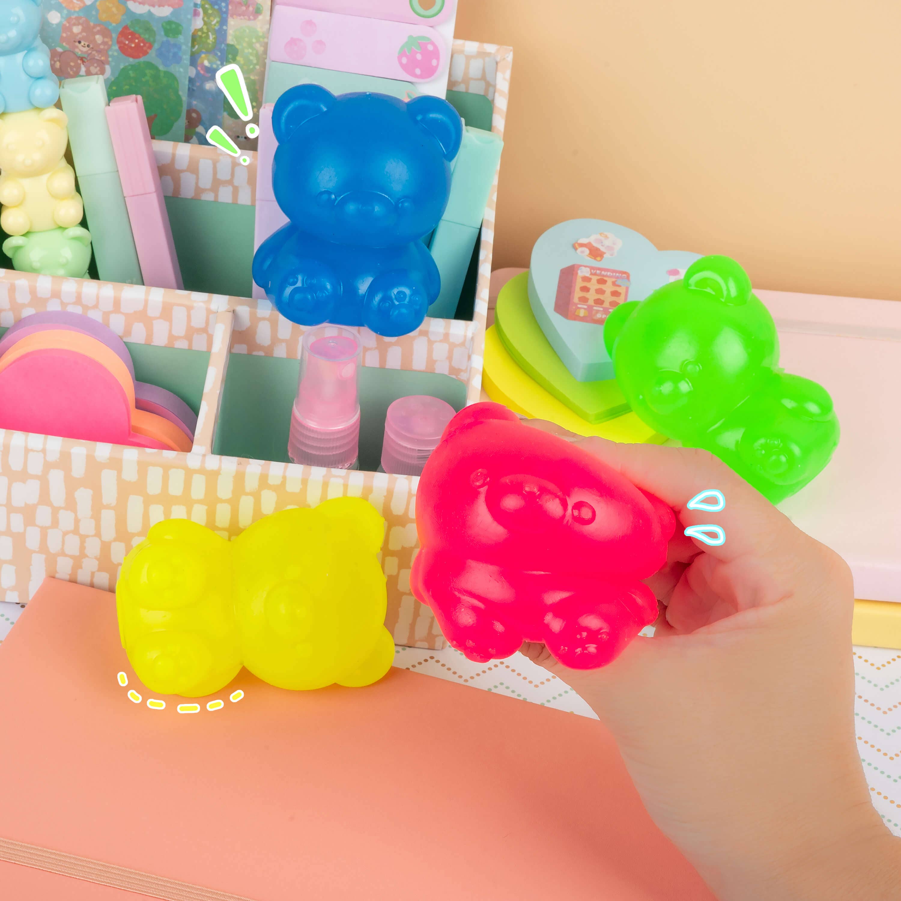 Single Gooshy Mooshy Bear Sensory Toy
