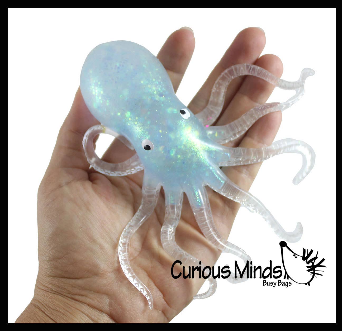Single Gooey Gel Filled Octopus Fidget Stress Toy - Soft Squishy