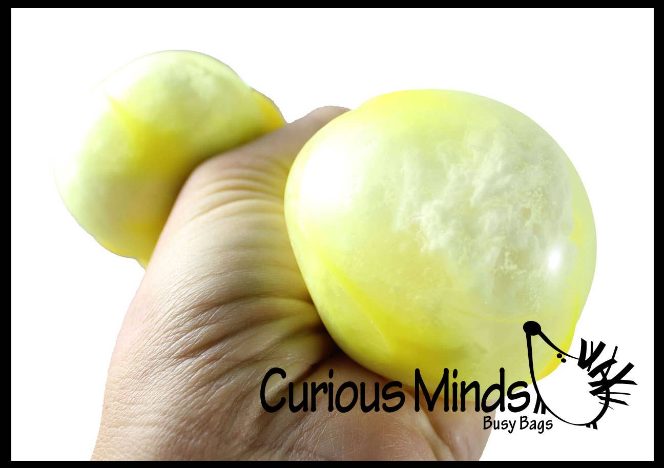 Single Cute Pineapple Soft Fluff- Filled Squeeze Stress Balls  -