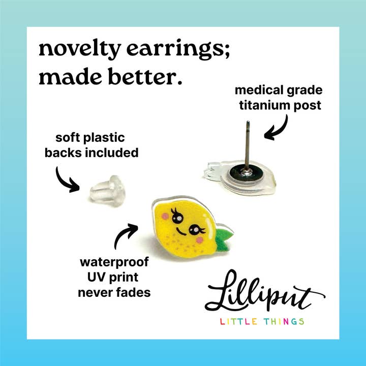 Lilliput Little Things Chicken Earrings