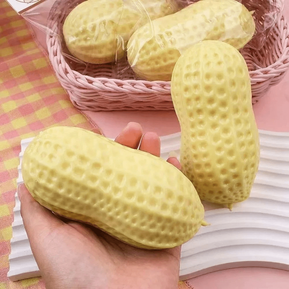 Jumbo Realistic Slow Rising Peanut Squishy Toy 2026