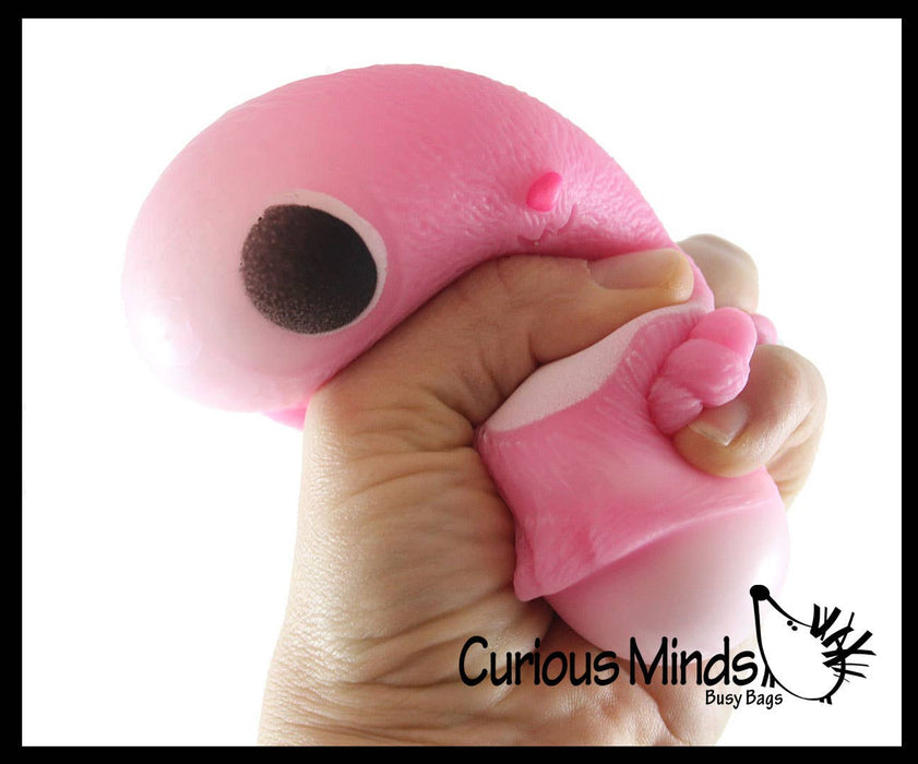 Large Bunny Rabbit Soft Fluff Doh - Filled Squeeze Stress