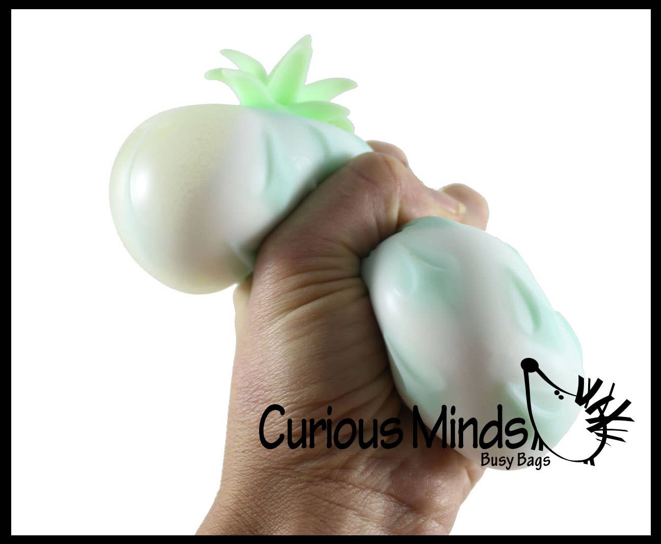 Single Cute Pineapple Soft Fluff- Filled Squeeze Stress Balls  -