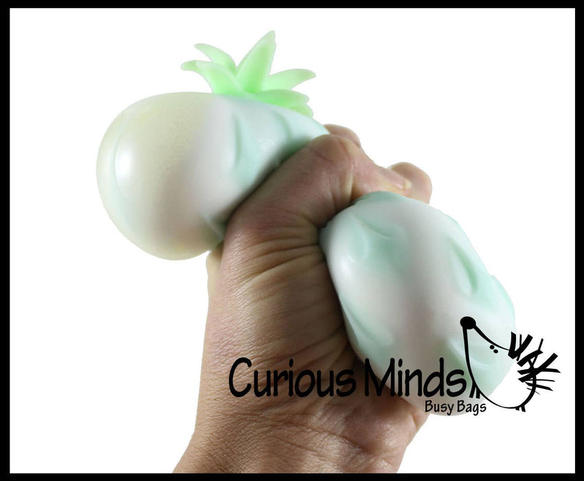 Single Cute Pineapple Soft Fluff- Filled Squeeze Stress Balls  -
