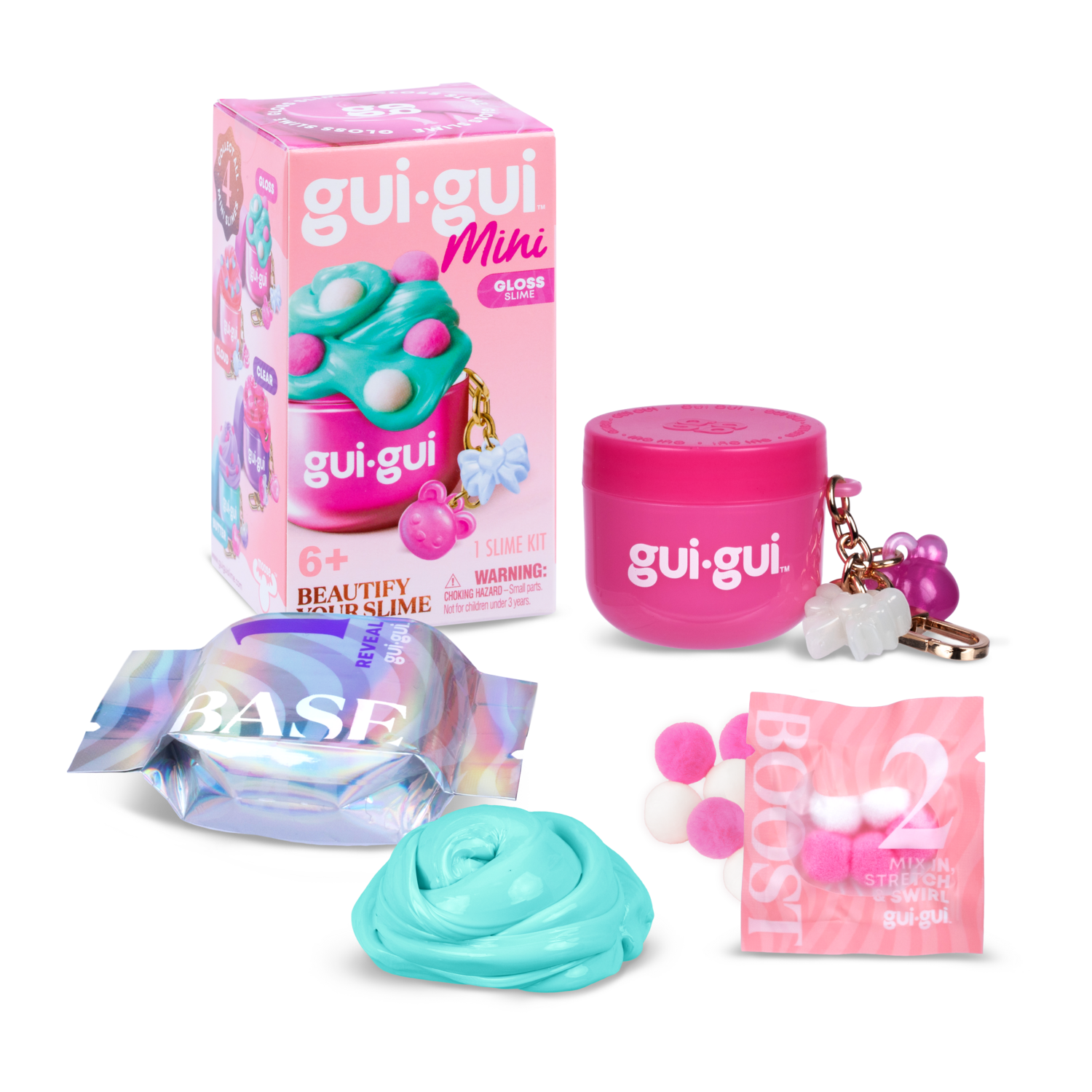 Moose Toys Gui Gui Mini Backpack Charm Slime