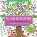Peter Pauper Press Follow Your Dreams Adult Coloring Book