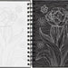 Peter Pauper Press Scratch & Sketch Extreme Flowers Activity Book