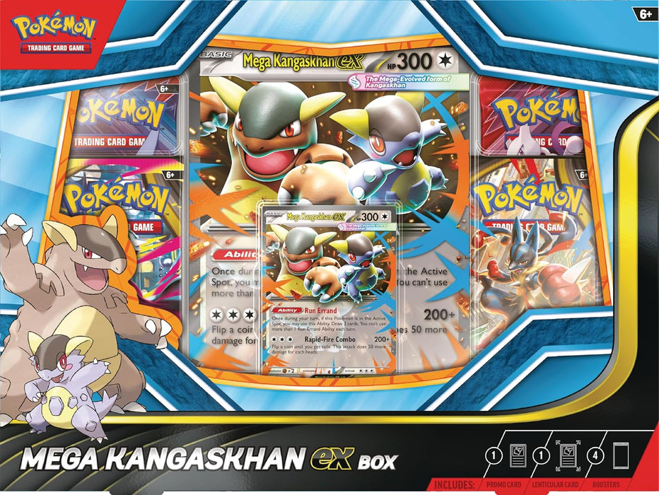 Pokémon TCG Mega Kangaskhan ex Box: Collectible Cards, Promo & Booster Packs