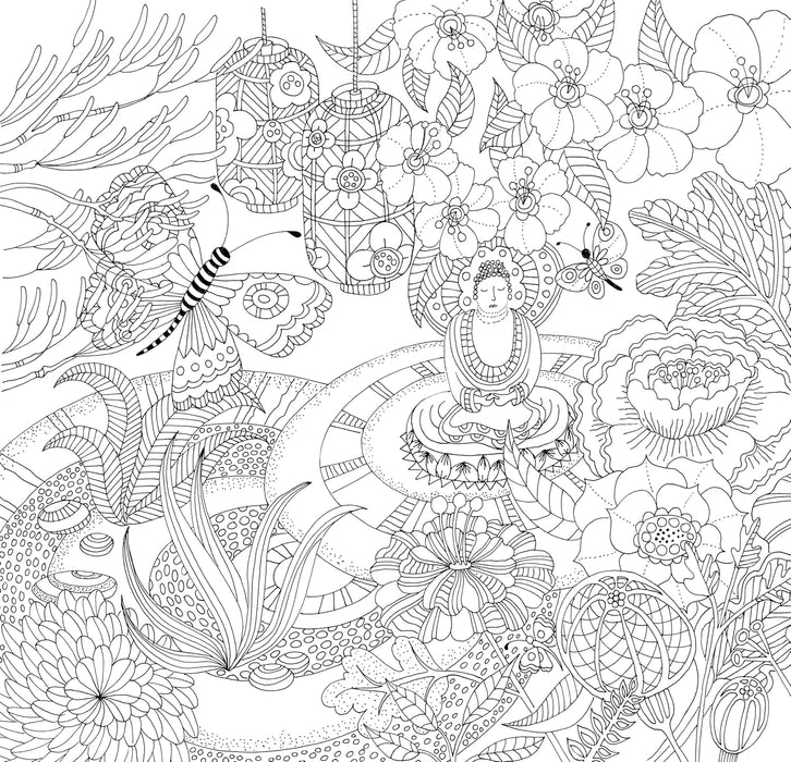 Peter Pauper Press Zen Garden Adult Coloring Book