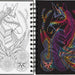 Peter Pauper Press Extreme! Scratch & Sketch Unicorns Activity Book