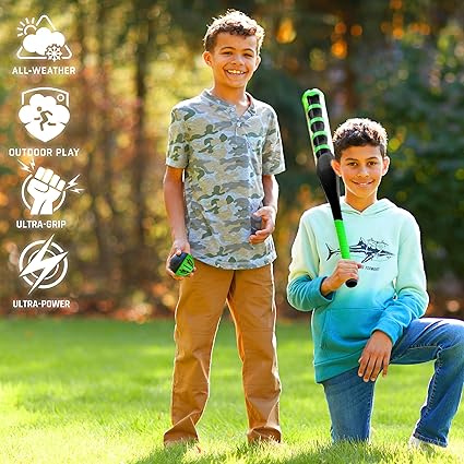 Nerf Power Blast Kids Baseball Bat and Ball Set