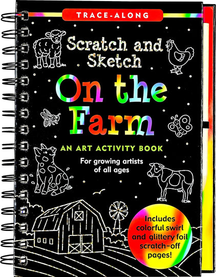 On The Farm Scratch and Sketch Book